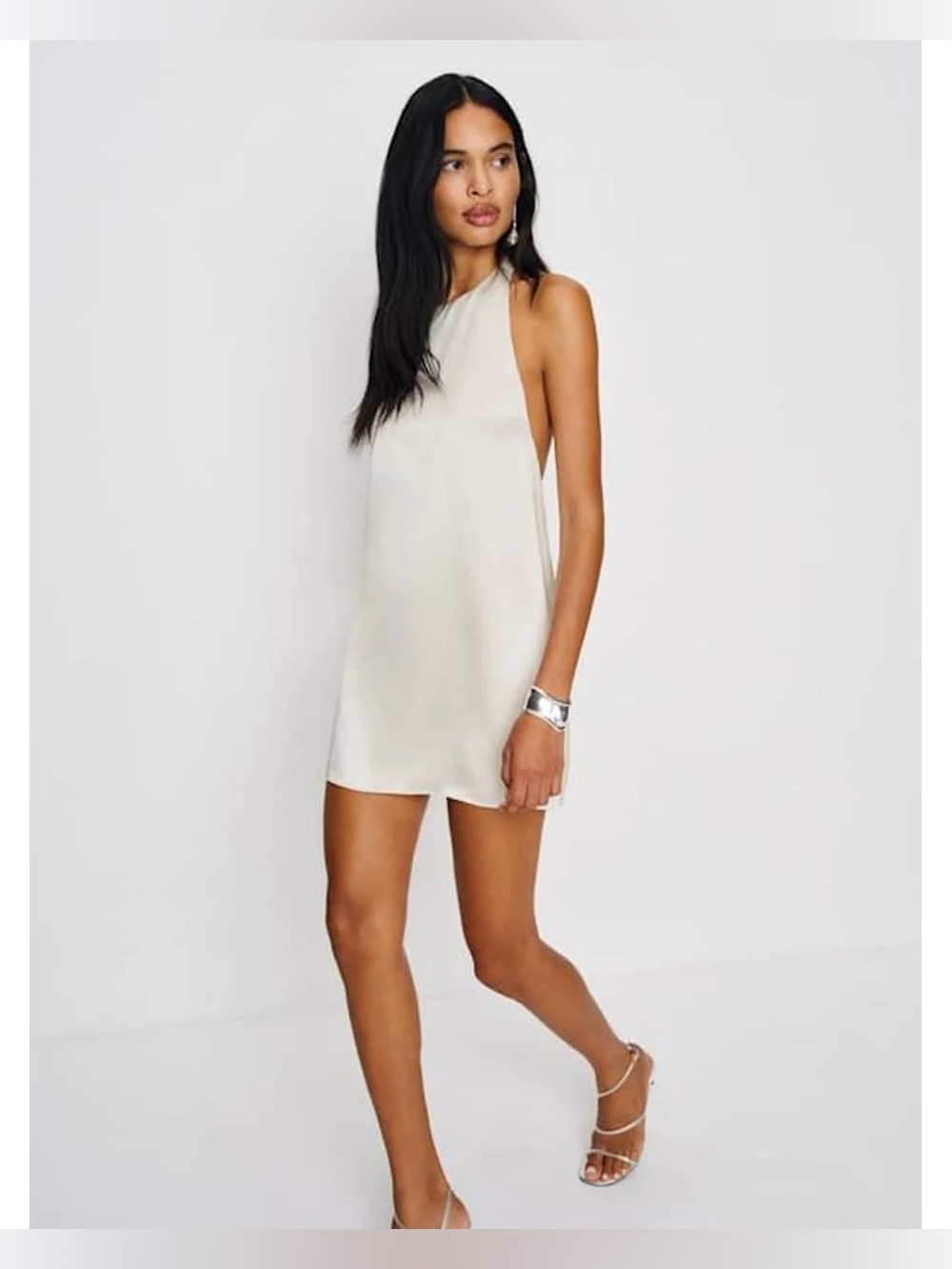 Reformation Avielle Silk Dress